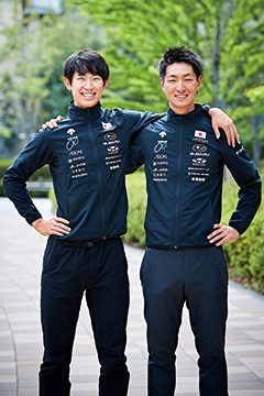 左：沢田 桂太郎選手、右：近谷 涼選手
