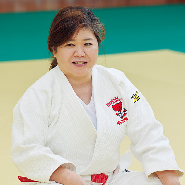 女子柔道部監督、スポーツ科学部・北田典子教授