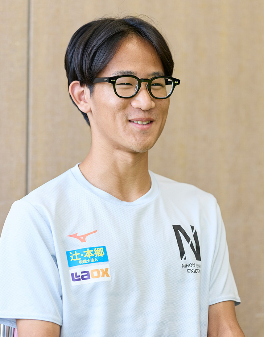 熱い思いは胸に秘めて、「いつも通りに取り組んでいく」という山口彰太選手【日本大学】