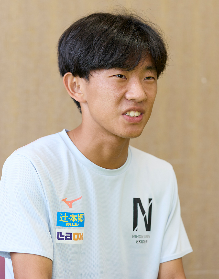 A合宿のメンバー入りは「とてもうれしかった」と話す藤林亮磨選手。 【日本大学】