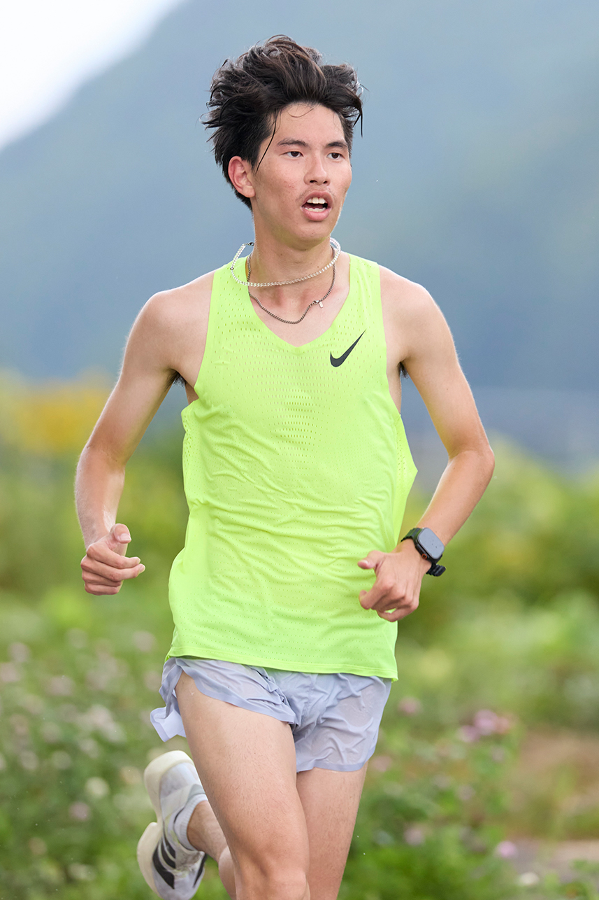 3年・𣘺本選手の後輩になる坂田選手。「櫂知先輩がいるのと、負けたくないから日大に来ました」 【日本大学】