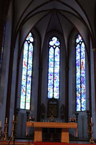 聖シュテファン大聖堂：シャガール作ステンドグラス