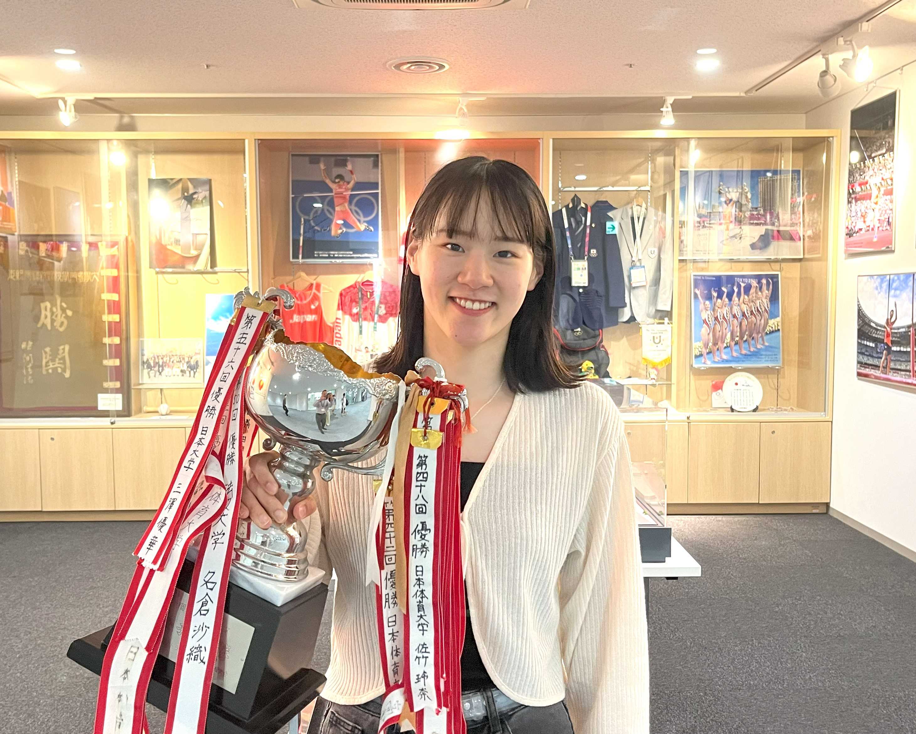 三澤優華さんが東日本学生トランポリン大会で３連覇達成